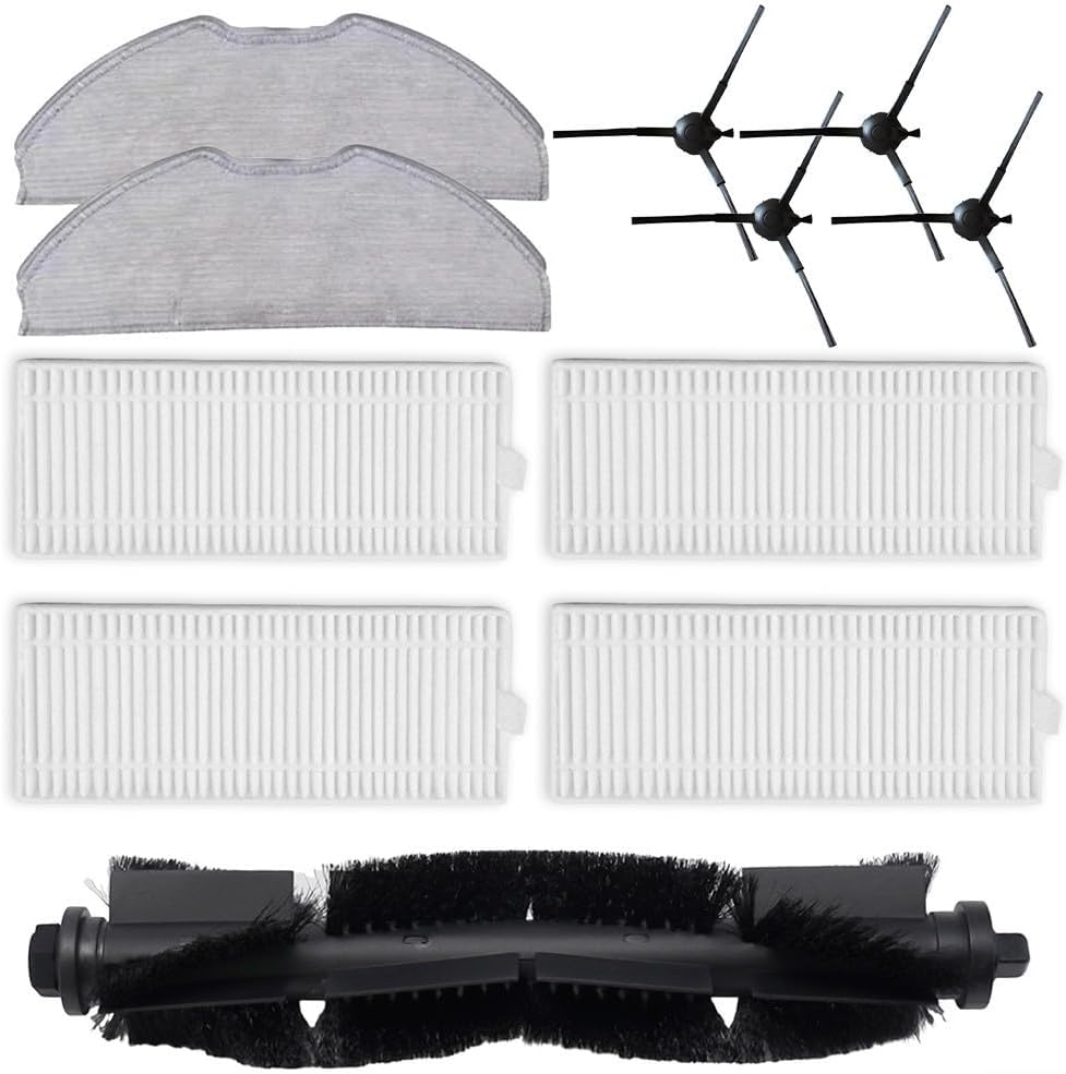 Cleaning Essentials Pack per Tapo RVA100, RV10 Series & More Caratteristiche principale spazzola, filtri, panni mocio e spazzole laterali