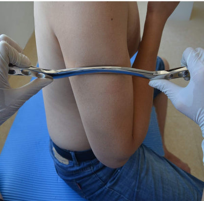 VOOP MOZZ Gua sha tool Stainless Steel Guasha Massage Tool-IASTM Tool Muscle Scraper for soft Tissue Mobilization Physical Therapy use back, leg,shoulder (Long bar2)