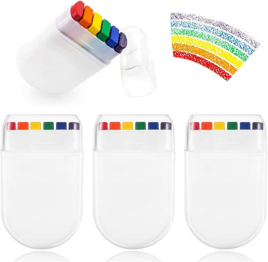 MaNeaz 3 Pieces Makeup Rainbow Face Makeup Pencils Rainbow Pride Makeup for Parties Rainbow Pride Accessories Face Paint LGBT Makeup with Rainbow Flag