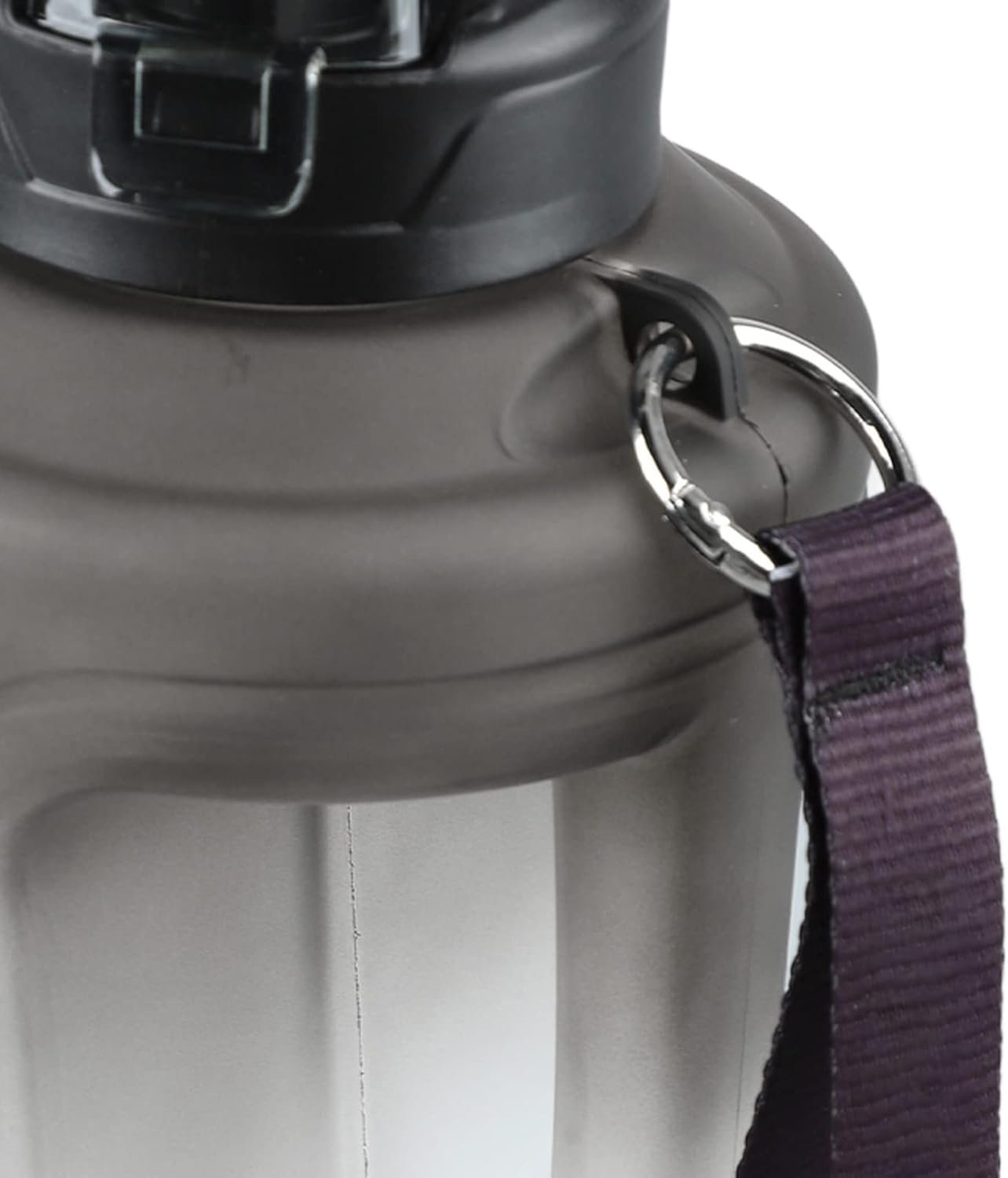 Large Capacity Water Bottle, 1500 ml Drinking Cup with Handle Plastic Drop Proof Sports Water Bottle Big Sports Capacity Drink Jug for Gym Travel Gradient Gray