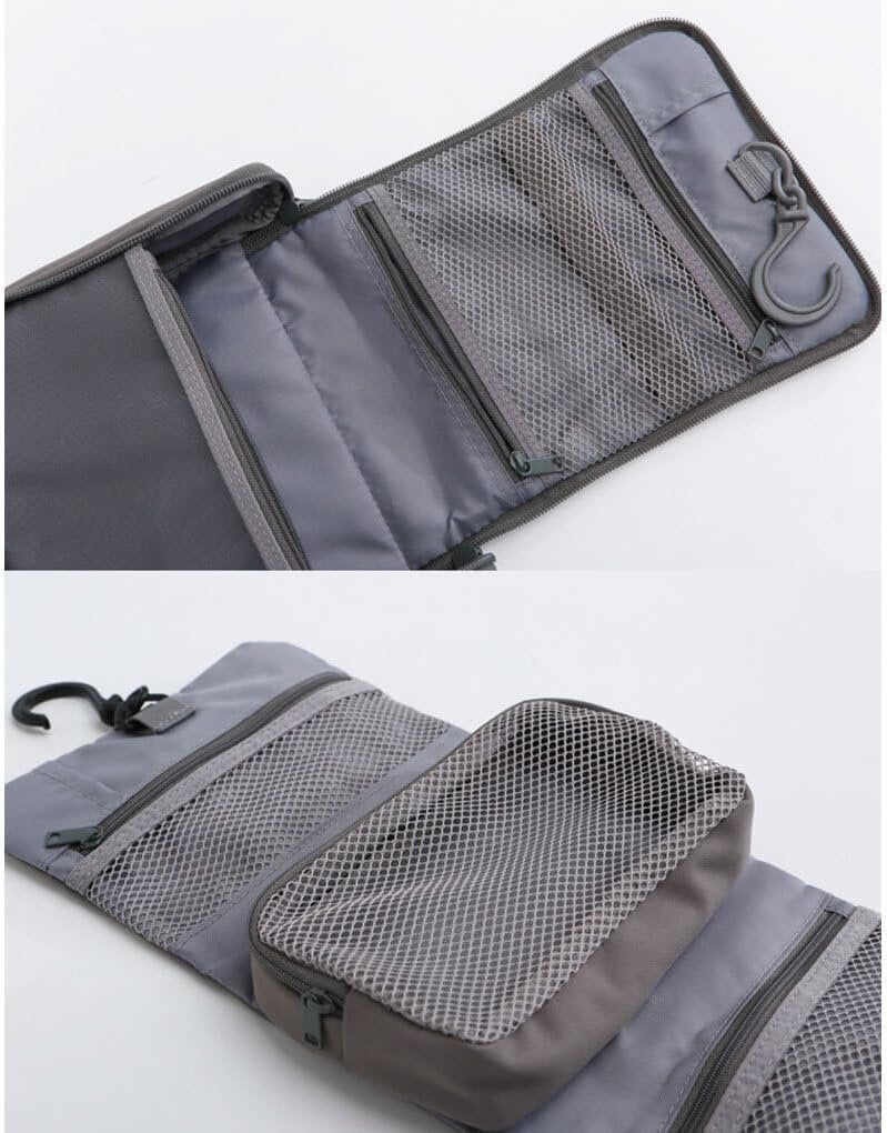 Generic Travel Hanging Toiletry Wash Bag Convenient Storage Solution For Hygiene Essentials Suitable For All Kinds Of Cosmetics, Black, S