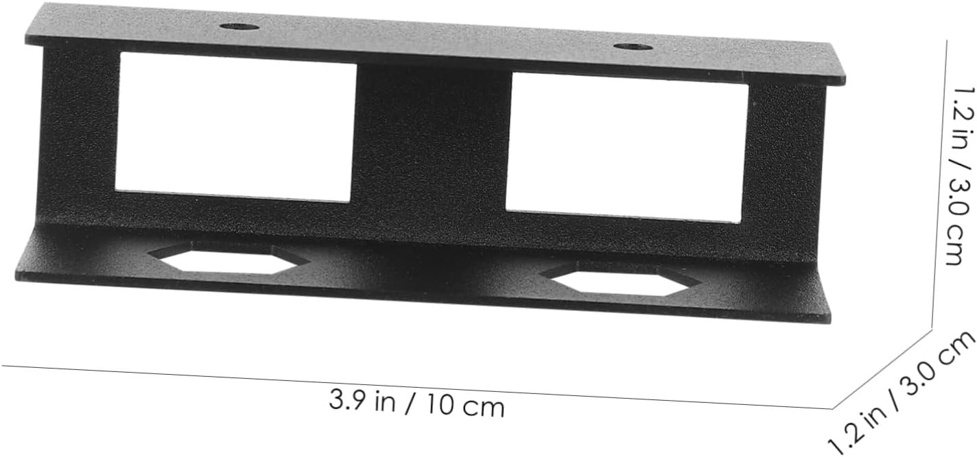 LALAFINA 1 Set Under Desk Laptop Storage Holder Compact Tablet Support for Study Supplies Sturdy Black Design for Efficient Workspace Organization
