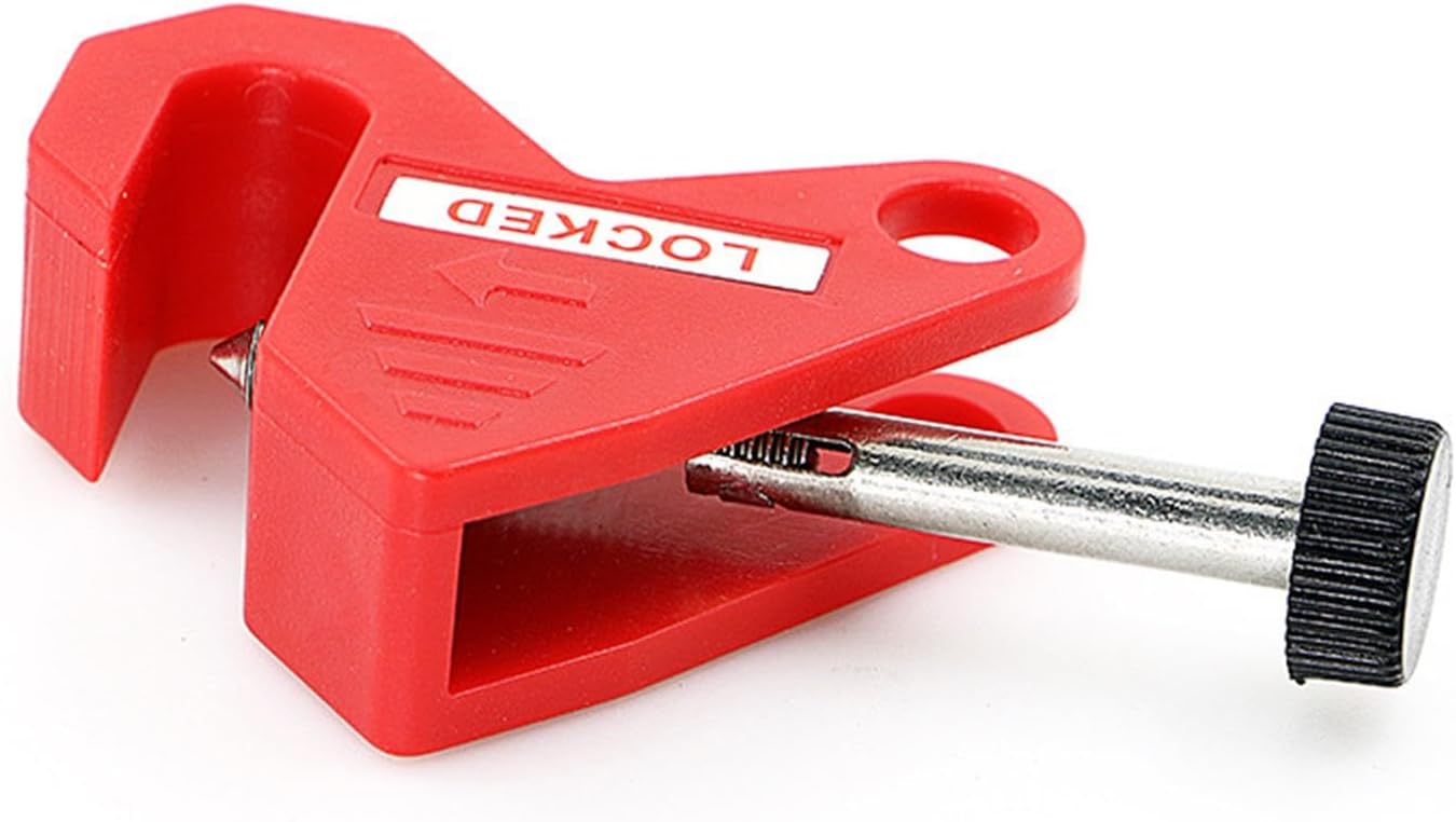 Circuit Breaker Lock, Electric Air On-Off Locking Tool, Distribution System Lockout Insulation Device, Hand for Breaker, Safety and Security Features, Easy Installation, Sturdy Material