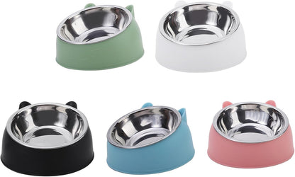 Adrosstoller Ciotola staccabile per irrigazione e mangiare, per alleviare la pressione del collo, ciotola protetta per il collo dell'animale domestico, ciotola per l'irrigazione del cane