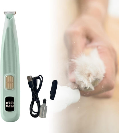 kowaku Trimmer Elettrico per la Cura degli Animali, attrezzo Versatile per toelettatura, Verde