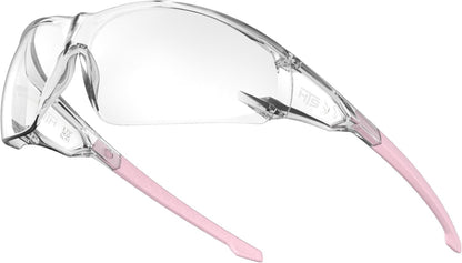 HTS HUNTERSKY S239 Sport Clear pink Small Glasses women youth protection from wind dust proof night bike riding cycling running