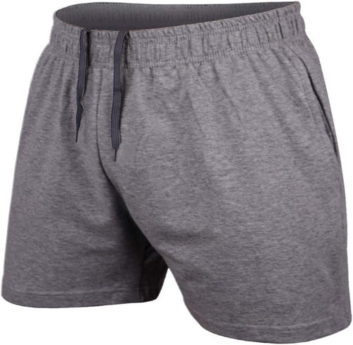 Alivegear Men's Bodybuilding Golds Gym Shorts 5" Inseam Cotton Pocket