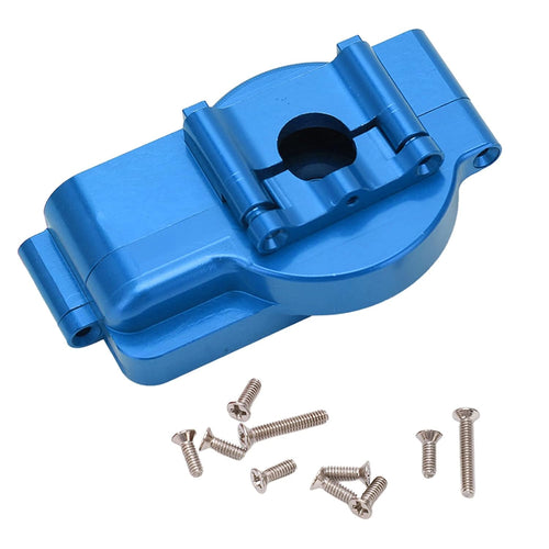 Centro Centrale in Lega di Alluminio Alloggiamento per il per Latrax 1/18 RC Auto RED RED STURDY UPGRADIO CASE CAMPIO MIDDO CASE ALTA SULLA STRADITÀ ANTI-DRORMAZIONE (BLUE)