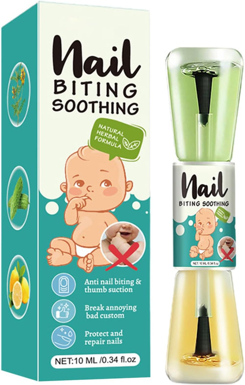 No Bite Nail Polish - Kid's Bitter Tasting Nail Anti-Biting Liquid - Mild And Safe Nail Care Tool Nail Biting With Bitter Polish | Nourishing Nail Care Tool For Kids, Teens, Adults
