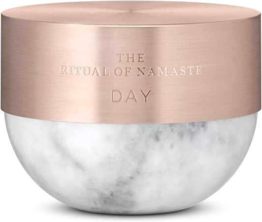 RITUALS The Ritual of Namaste Glow Anti-Age Day Cream - Anti-Wrinkle Face Treatment with Bakuchiol Repair Complex, Moisturizing for Smoother, Brighter Skin - 50ml