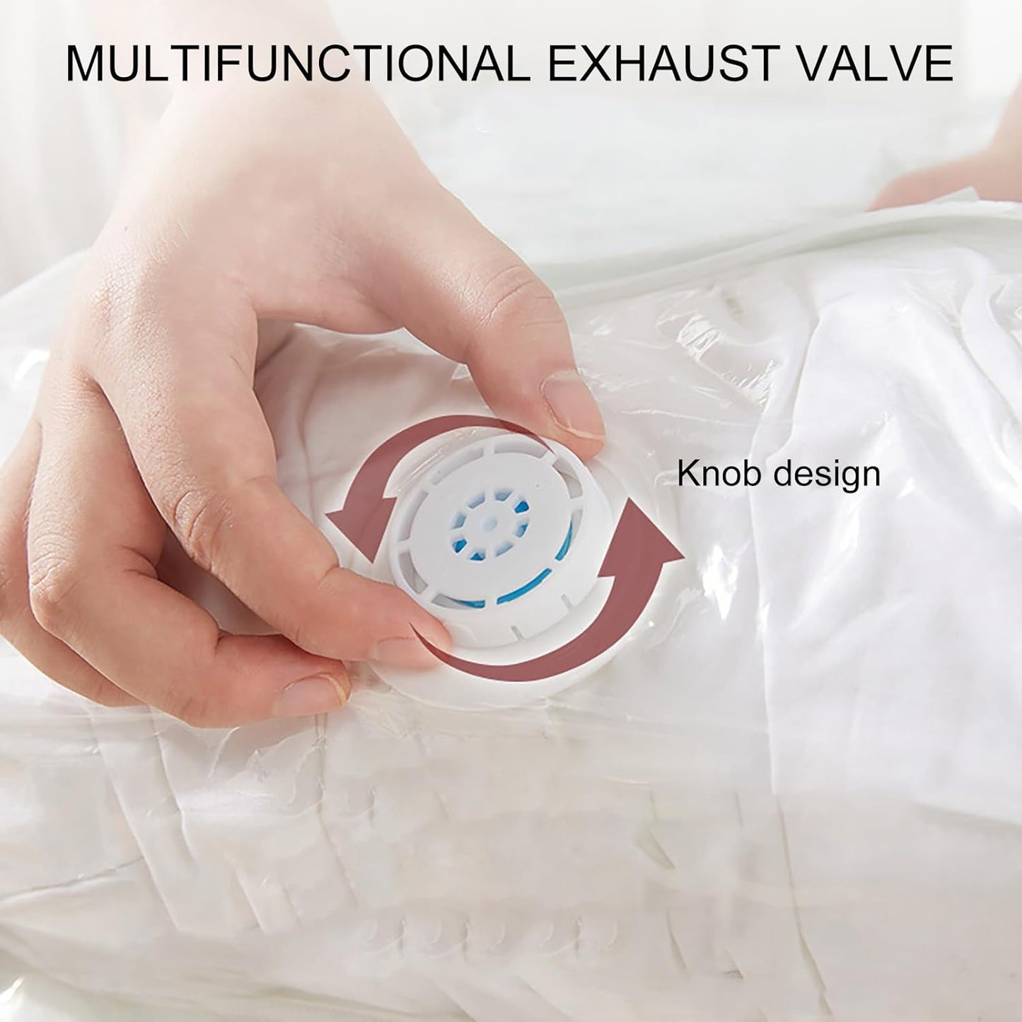 Sacchetti Sottovuoto per Abiti – Buste a Compressione Ermetiche per Vestiti | Sacchetti Sottovuoto per Biancheria da Letto, Trasloco, Cambio di Stagione, Organizzazione Armadio, Camera Universitaria
