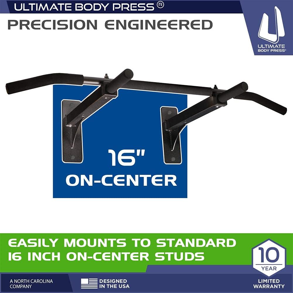 Ultimate Body Press Wall Mount Pull Up Bar