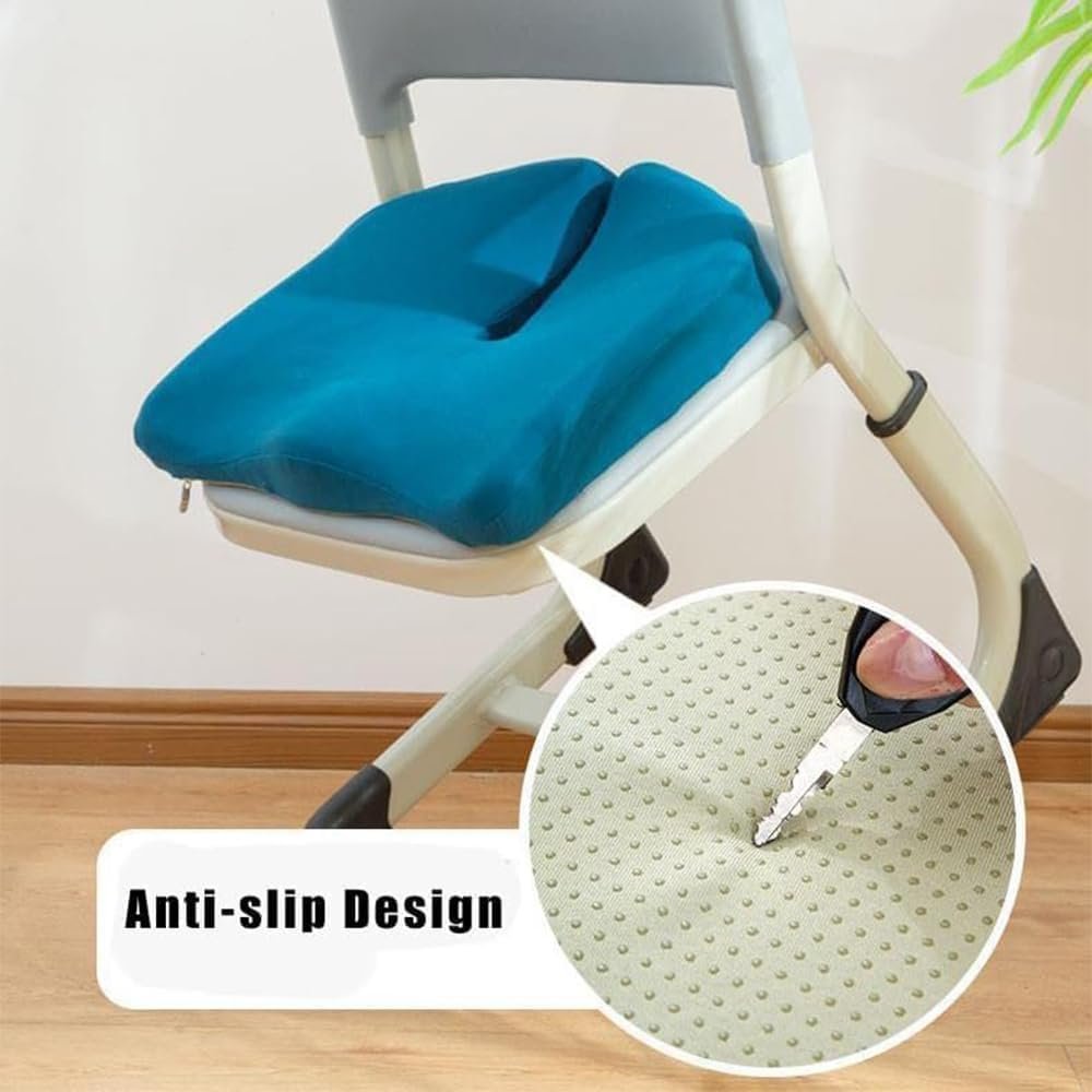 Nordic Comforts Seat & Lumbar Cushion, Nordic Comforts Seat Cushion Ergonomic Memory Foam (Green)