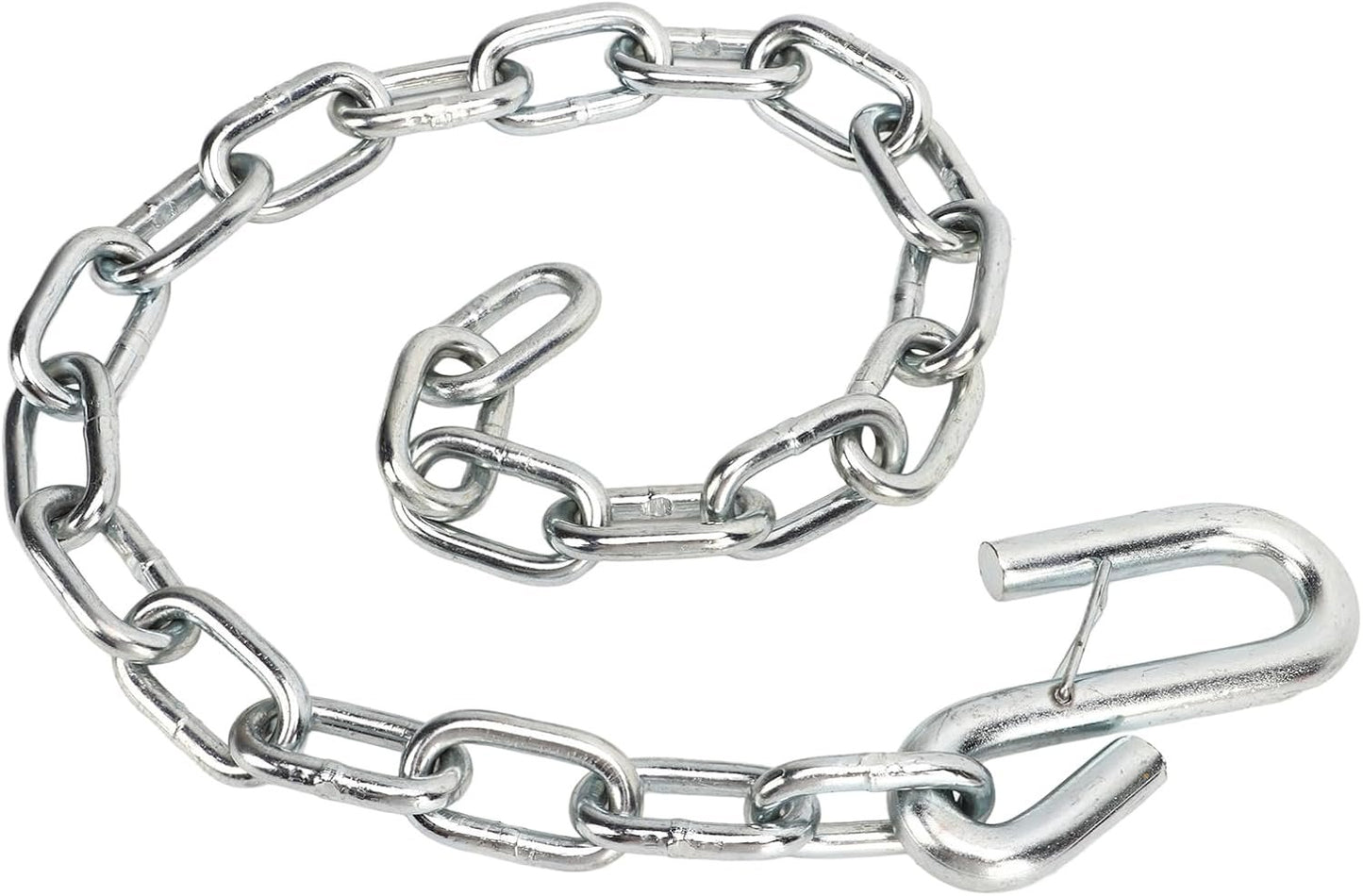 Trailer Security Wire - Corde di sicurezza, 3500 lbs, lunghezza di uscita anti-catena, lunghezza 77 cm, carburatore di ferro, adatto per roulotte, camper, fissaggio rapido