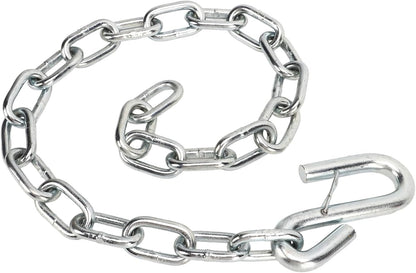Trailer Security Wire - Corde di sicurezza, 3500 lbs, lunghezza di uscita anti-catena, lunghezza 77 cm, carburatore di ferro, adatto per roulotte, camper, fissaggio rapido