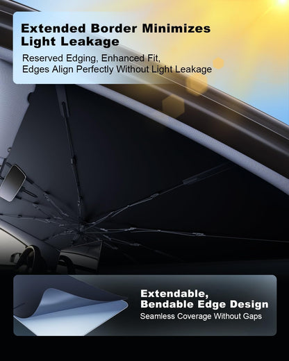 CDEFG Compatible with Toyota Yaris/Yaris Cross 2021-2024 2025 Sunshade Covers Windshield Parasol Front Windshield Car Windshield Sunshade Yaris Cross Accessories