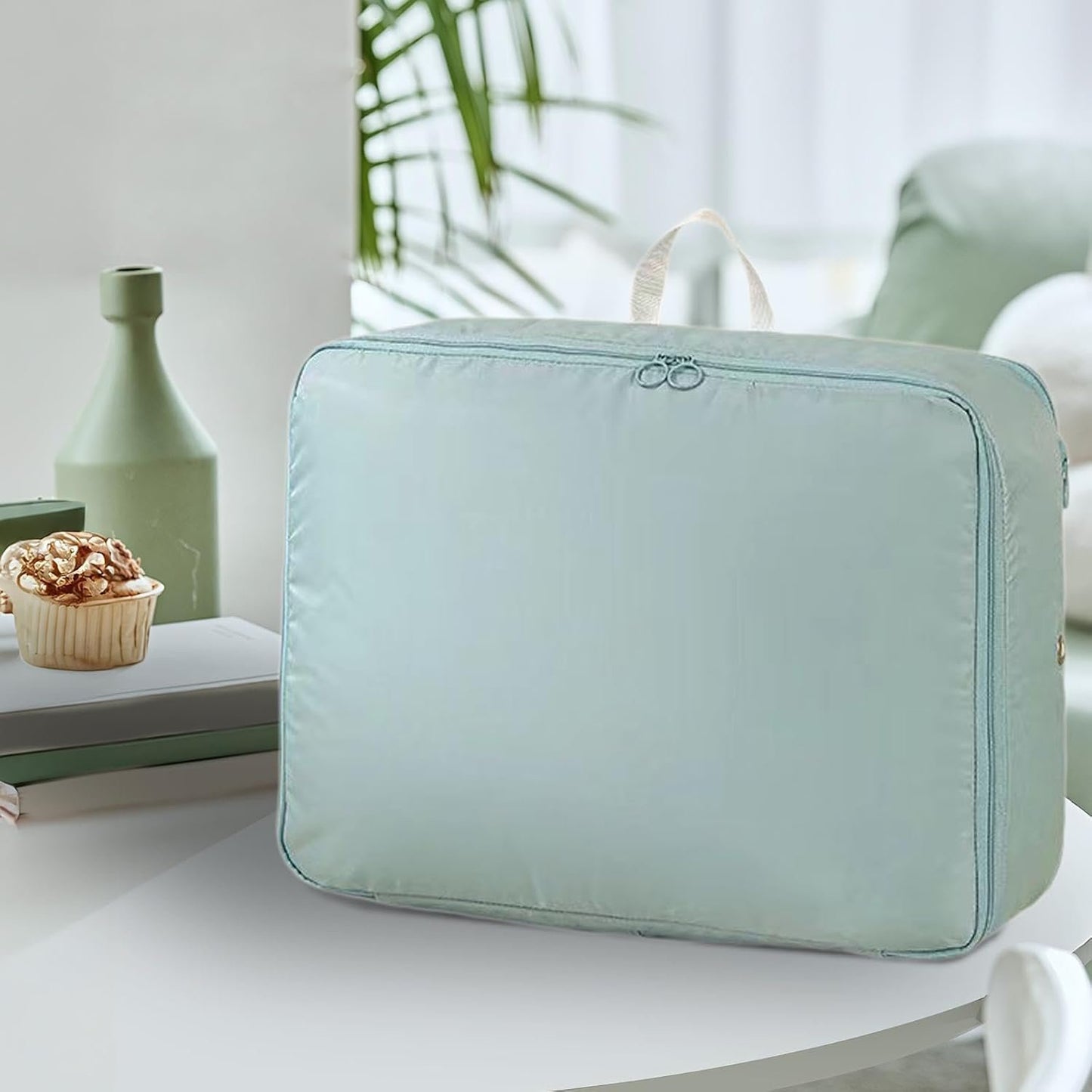 DimyFew Travel Storage Bag, Luggage Organizer, Packing Bags, Portable Shoe Bags, Luggage Pack, Organization Bag, Light Blue