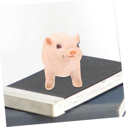 VANZACK ornamento salvadanaio simulato gadget casa oggettistica casa decorazione di maialino arredamento del tavolo Modelli giocattolo di figura di maiale artificiale torta