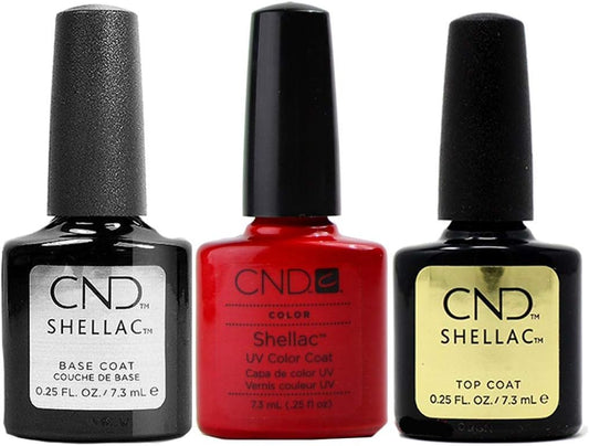 Original CND Shellac CND Base Coat Top Coat Hollywood Also 5 ml, 1 Pack (1 x 20 ml)