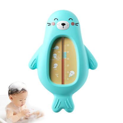 Baby Bath Temperature Toy, Cartoon Bath Temp Measuring Tool, Safety Water Gauge, Toddler Bathtub Thermometer, Fun and Accurate Shower Plaything for Babies, Kids, 5.91 x 4.02 Inch