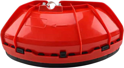 Weeder Protective Cover, Lawn Mower Guard Board Shield, Rugged Construction Safety Tool, Perfect for Trimmers, Lawnmowers, and Irrigation Equipment in Yard Maintenance, 280g Red