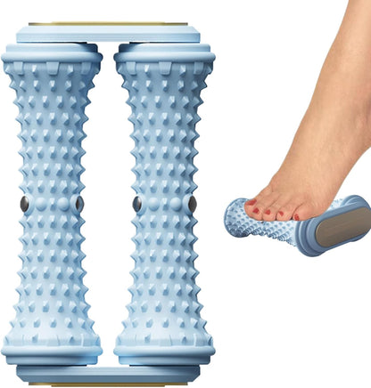 Foot Roller Massage, Calf Muscle Massager, Portable Spiky Foot Roller for Athlete Recovery Gym Relaxation Travel Home Elderly Care Stress