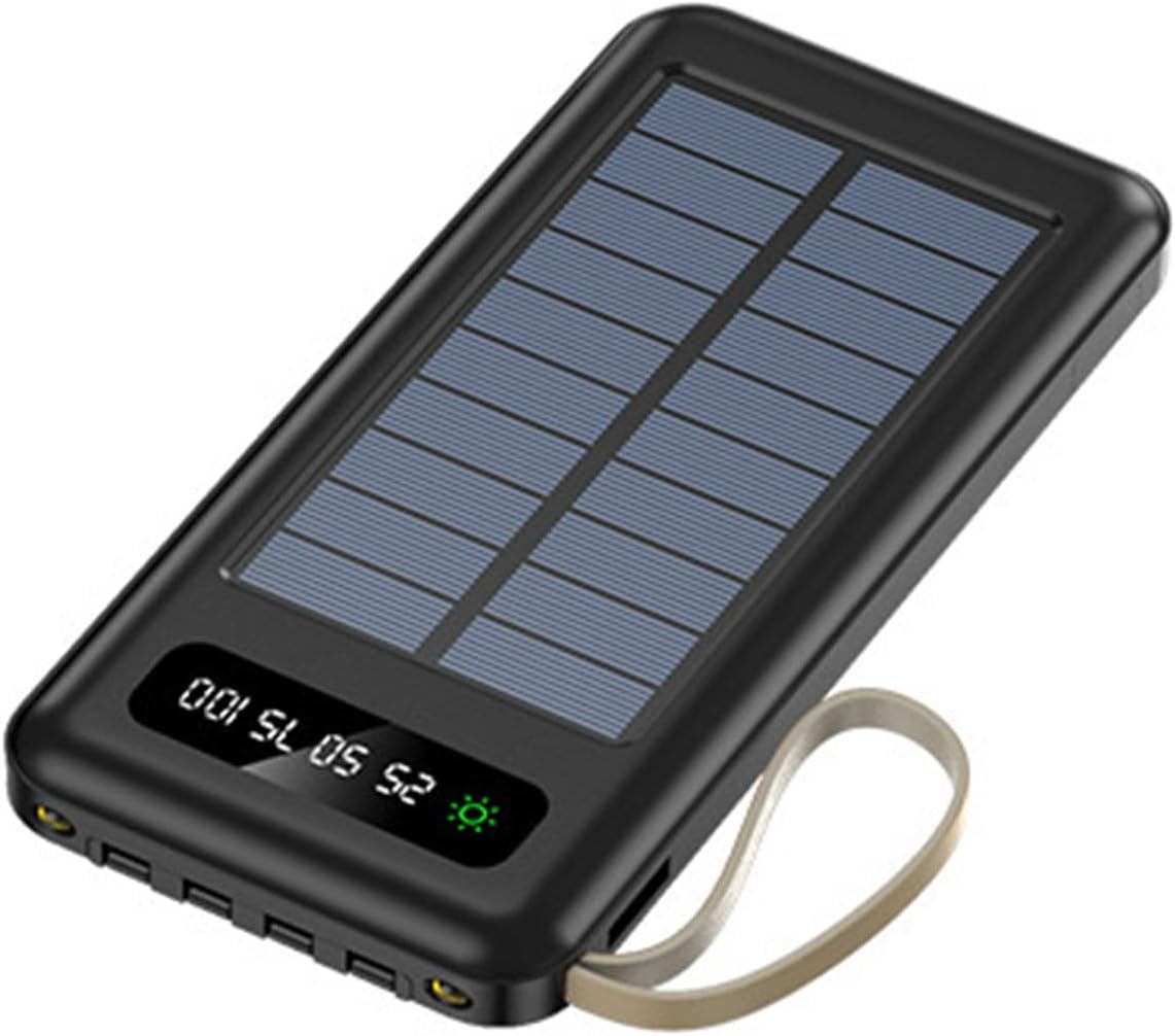 Portable Charger Outdoor Fast Charging Solar Energy 50,000 Capacity Available for iOS and Android Cell Phone Mobile Power,50000,B