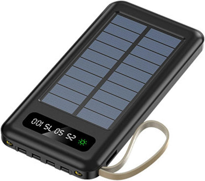 Portable Charger Outdoor Fast Charging Solar Energy 50,000 Capacity Available for iOS and Android Cell Phone Mobile Power,50000,B