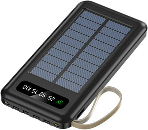 Portable Charger Outdoor Fast Charging Solar Energy 50,000 Capacity Available for iOS and Android Cell Phone Mobile Power,50000,B