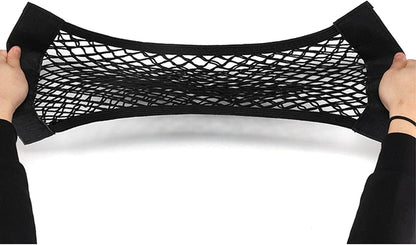 Car Boot Storage Nets,QNLEMON 4 Pack Car Storage Mesh Bag Organiser Car Boot Mesh Bag Cark Trunk Storage Net Car Storage Pockets Closure Car Rear Back Seat Organizer Pockets