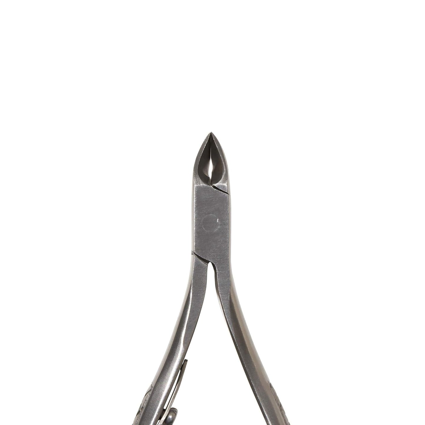 Revlon Half Jaw Cuticle Nipper, Manicure Tool for Nail Care, Hangnail Clipper, For More Precise Trims, Non-Slip Grip, Stainless Steel, 1 Count