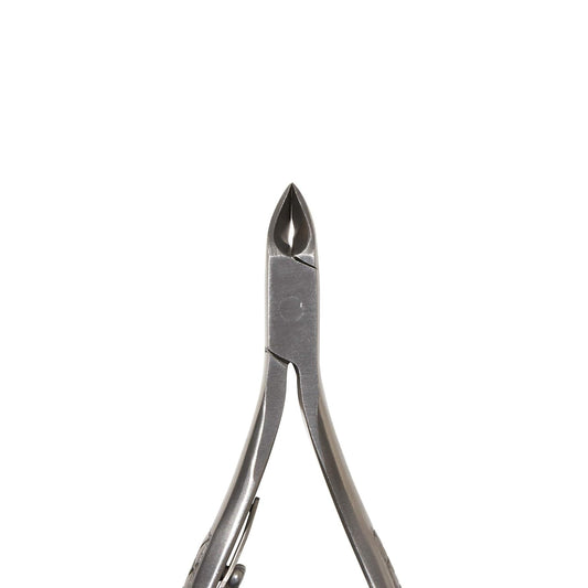 Revlon Half Jaw Cuticle Nipper, Manicure Tool for Nail Care, Hangnail Clipper, For More Precise Trims, Non-Slip Grip, Stainless Steel, 1 Count