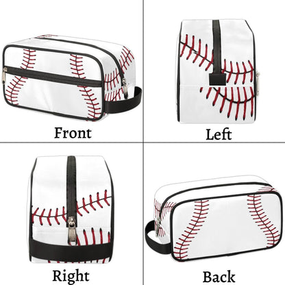 Baseball Hanging Toiletry Bag,Travel Hygiene Kits for Boys Mens,Waterproof Makeup Carry-on Bags,Cosmetic Bag,TSA Approved Shave Dopp Kit for Toiletries Shower Bathroom Accessories Gifts, standard,