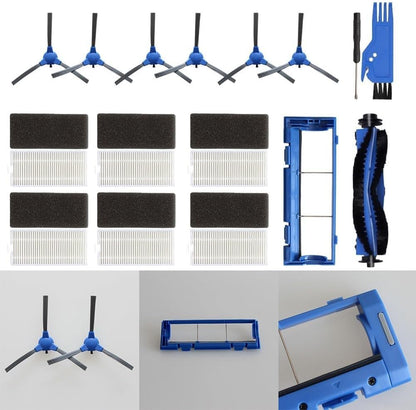 Cleaning Essentials Filtri e spazzole per modelli di robot aspirapolvere Amarey compatibili con A800, A900, A980 e Robocist 850