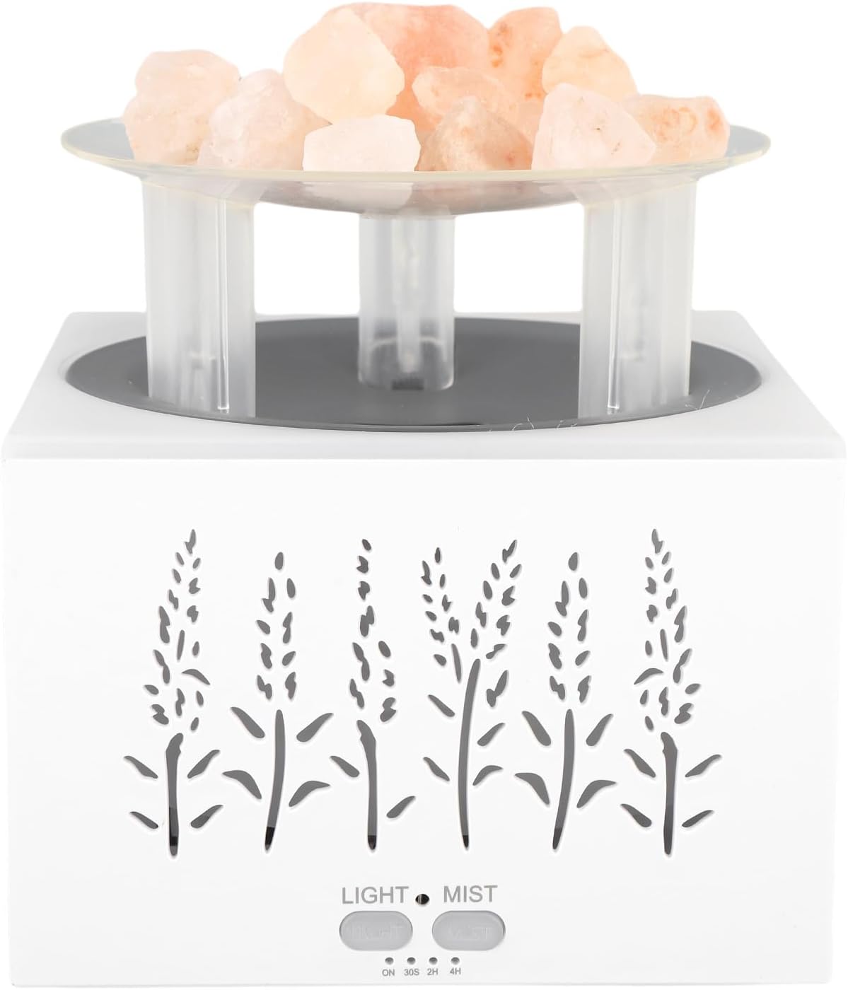 Fragrance Diffuser Desk Dehumidifier 3 in 1 Air Purifier with Colorfule Lamp Auto Shut Off Remote Control Cool Mist Aromatherapy Diffuser for Home Bedroom Smart Humidifier 400ml (EU Plug 100-240V)