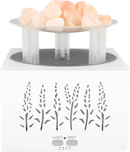 Fragrance Diffuser Desk Dehumidifier 3 in 1 Air Purifier with Colorfule Lamp Auto Shut Off Remote Control Cool Mist Aromatherapy Diffuser for Home Bedroom Smart Humidifier 400ml (EU Plug 100-240V)