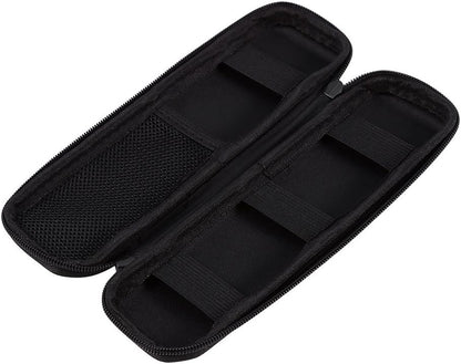 1 Piece Portable Electronic Cigarette Bag with Pen and Pencil Case in Elegant Black EVA Shell Design, a Holder for Stationery Case