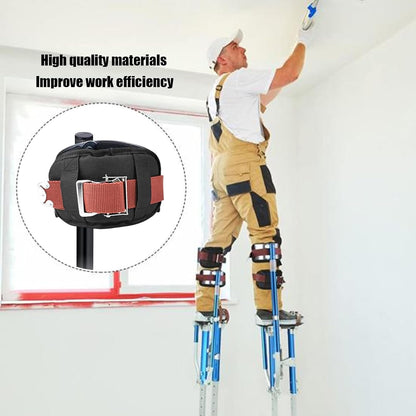 Stilt Pads, Adjustable Nylon Leg Straps, 7,9 x 4,3 Inches Drywall Safety Equipment, Construction Tool for Painting, Wiring, Home Decoration, Comfort Support and Professionals