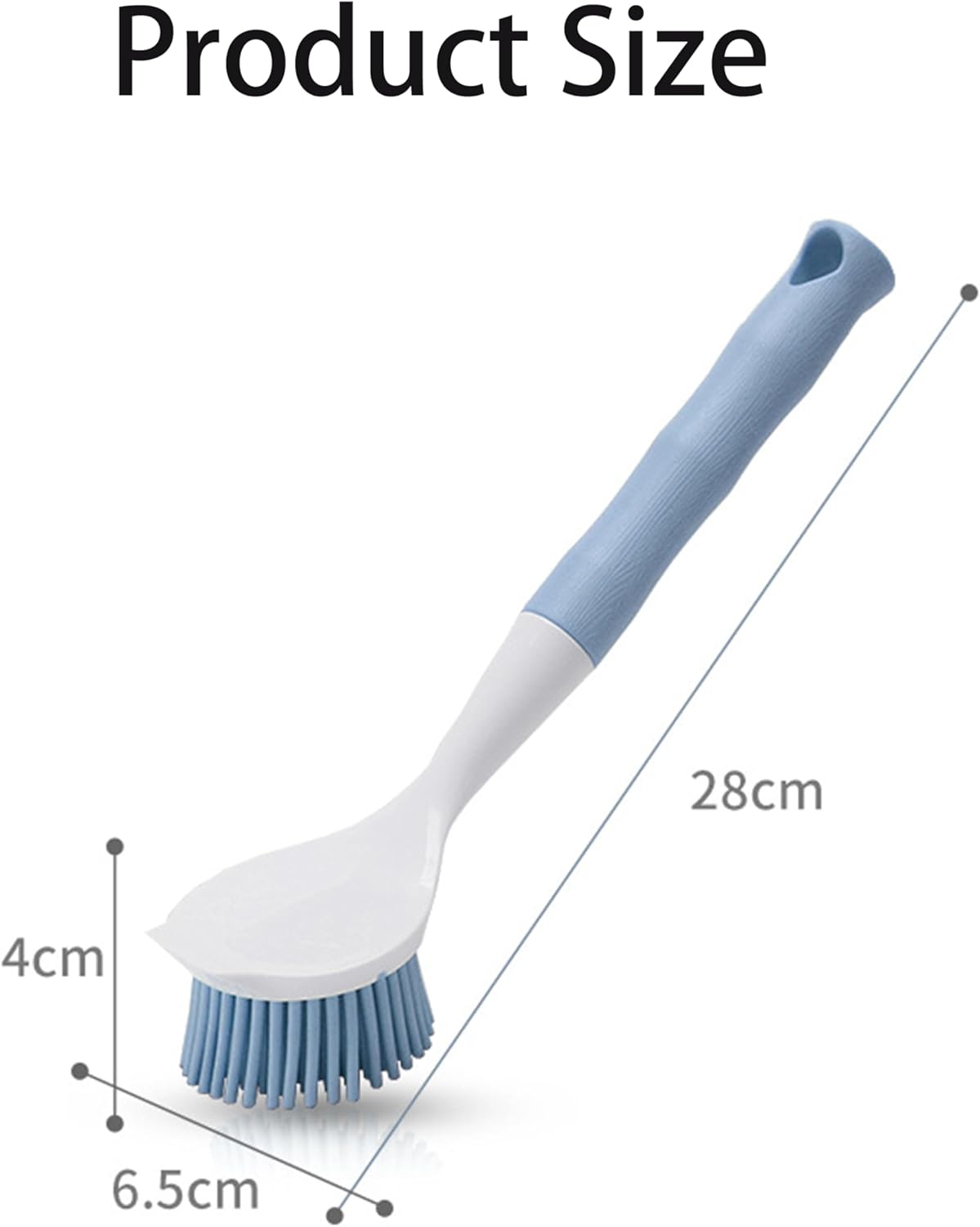 2pcs Silicone Pot Brush,Kitchen Dish Brush,Long Handle Dish Brush,Sink Cleaning Brush Bottle Scrub Brus,Kitchen Cleaning Brush Kitchen Supplies,for Plates Dishes Kitchen Sink