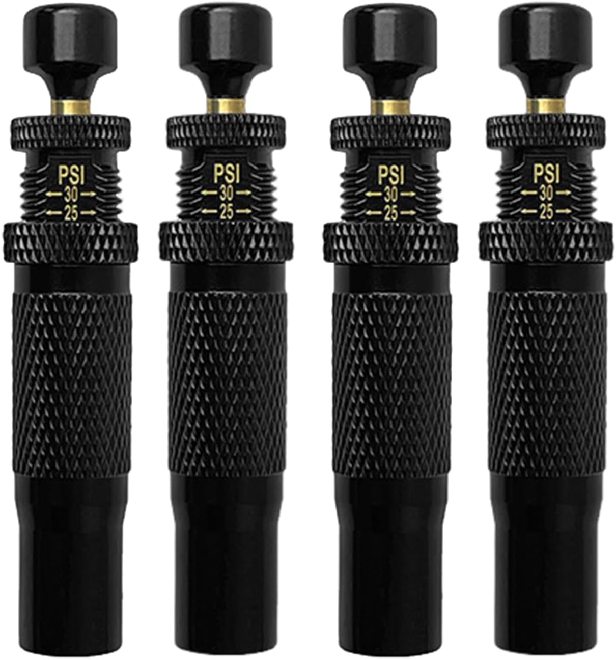 Tire Deflator, 4 Pieces Rapid Tire Deflator, PSI Vent Valve Portable Car Gear for Truck, Bike, Motorcycle Maintenance, Travel, Outdoor, Camping, Beach, Garage, Home Vehicles, 0.7x5.8cm
