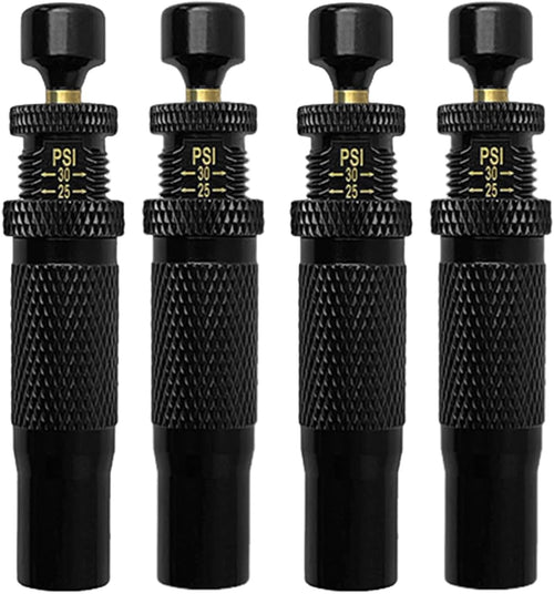 Tire Deflator, 4 Pieces Rapid Tire Deflator, PSI Vent Valve Portable Car Gear for Truck, Bike, Motorcycle Maintenance, Travel, Outdoor, Camping, Beach, Garage, Home Vehicles, 0.7x5.8cm