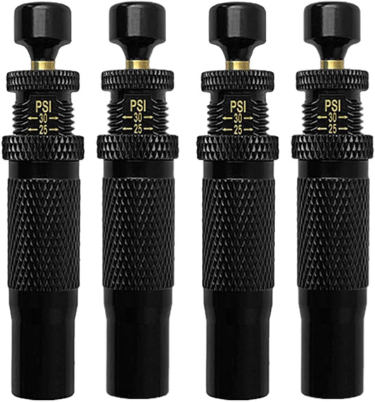 Tire Deflator, 4 Pieces Rapid Tire Deflator, PSI Vent Valve Portable Car Gear for Truck, Bike, Motorcycle Maintenance, Travel, Outdoor, Camping, Beach, Garage, Home Vehicles, 0.7x5.8cm