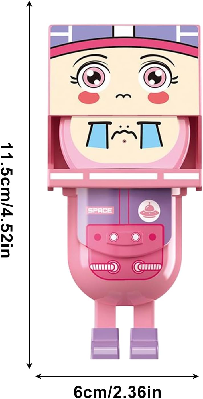 Kids Water Squirts, Square Head Cartoon Water Toy, Interactive Fighting Game, Fun Outdoor Swimming Activity, Perfect to Children Ages 3-12, Ideal for Summer Play and Pool Fun