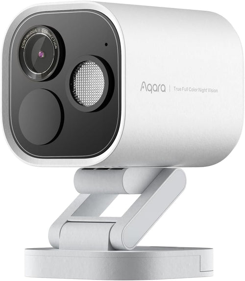 Aqara Security Camera Hub G5 Pro WiFi, Au Version, 2.6K Ultra HD with AI Detection, Full-Color Night Vision, Support HomeKit, Alexa, and Google Assistant, Outdoor, Zigbee/Thread/Matter Support, White