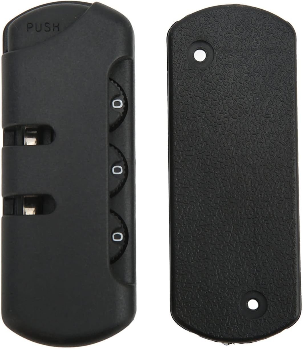 High Security 3 Digit Password Luggage Lock Durable Plastic Suitcase Lock for Travel Cases and Tool Boxes