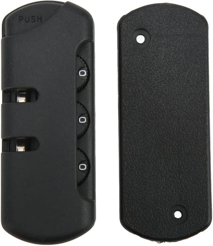 High Security Luggage Password Lock with 3 Digit Combination Frosted Texture Sturdy Zinc Alloy Design for Suitcases Tool Boxes Travel Cases