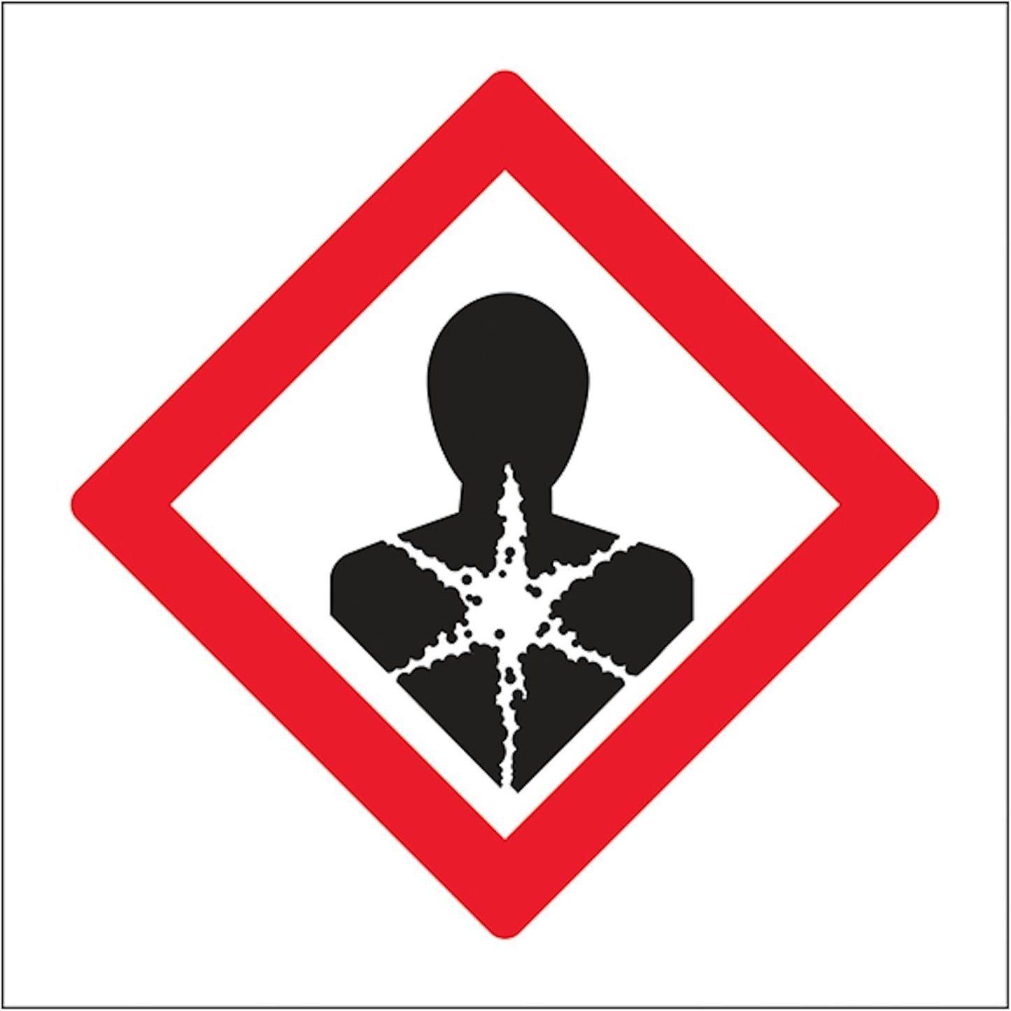 V Safety Longer Term Health Hazards 200 x 200 mm – 1 mm segnale di sicurezza in plastica rigida