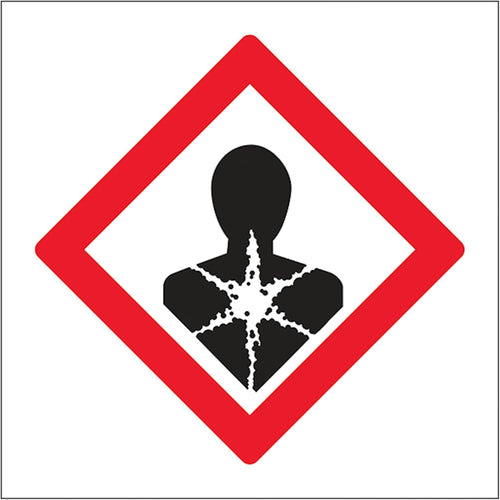 V Safety Longer Term Health Hazards 200 x 200 mm – 1 mm segnale di sicurezza in plastica rigida