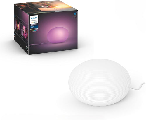 Philips Hue White and Color Ambiance Flourish Smart Table Lamp, Bluetooh, 9.5 W, White