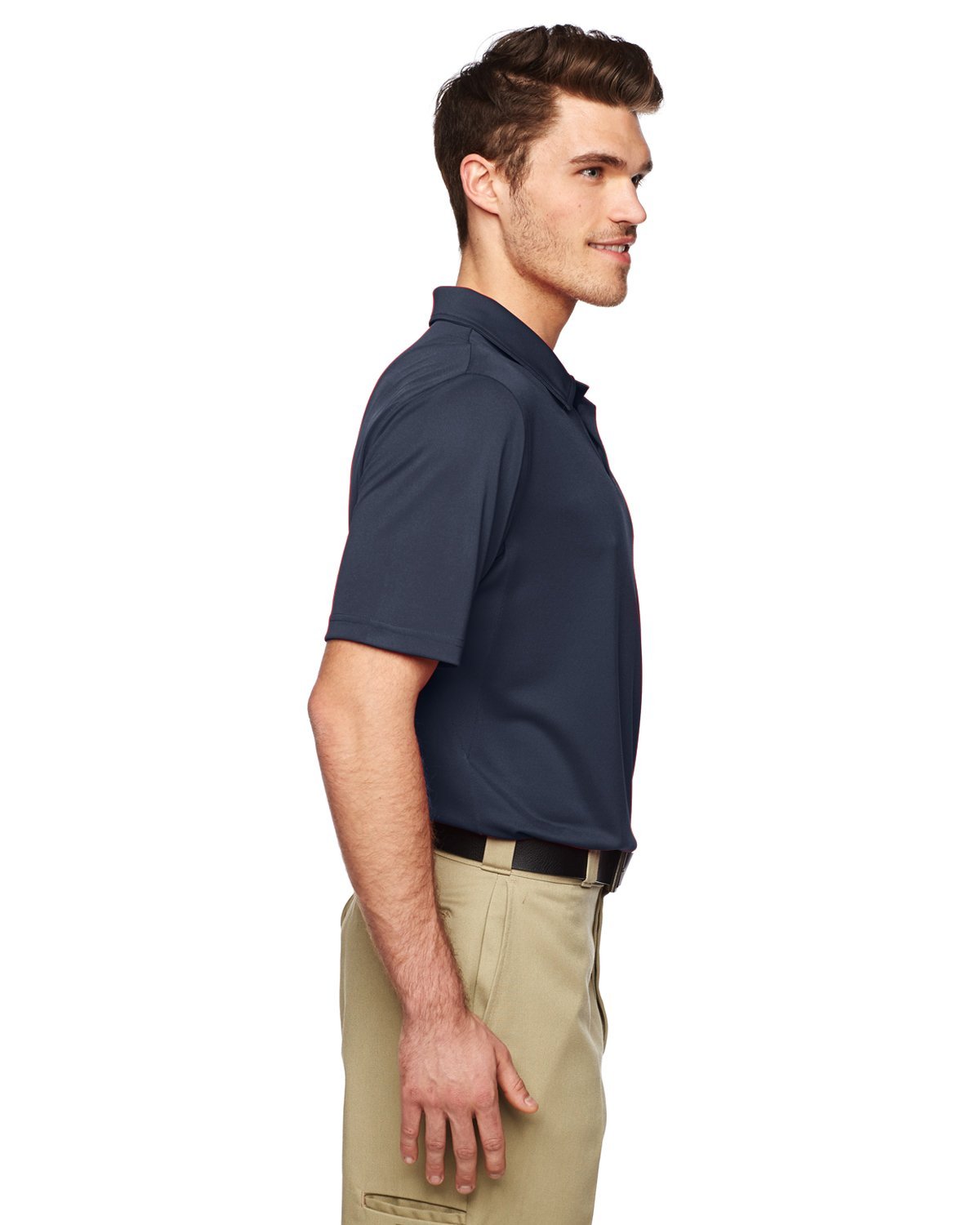 Dickies Occupational Workwear LS425DNXL LS425 Industrial Work Tech Performance Ventilated Polo, Fabric, XL, Dark Navy